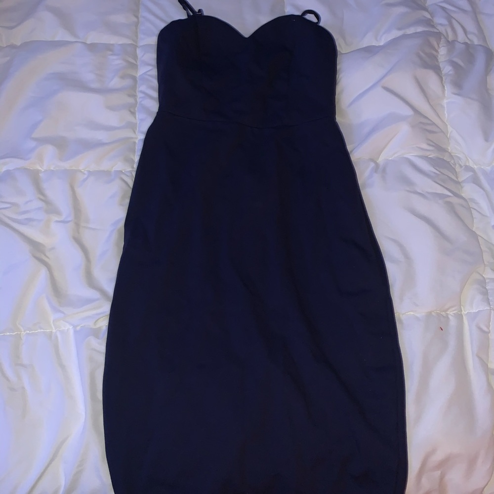 navy blue dress